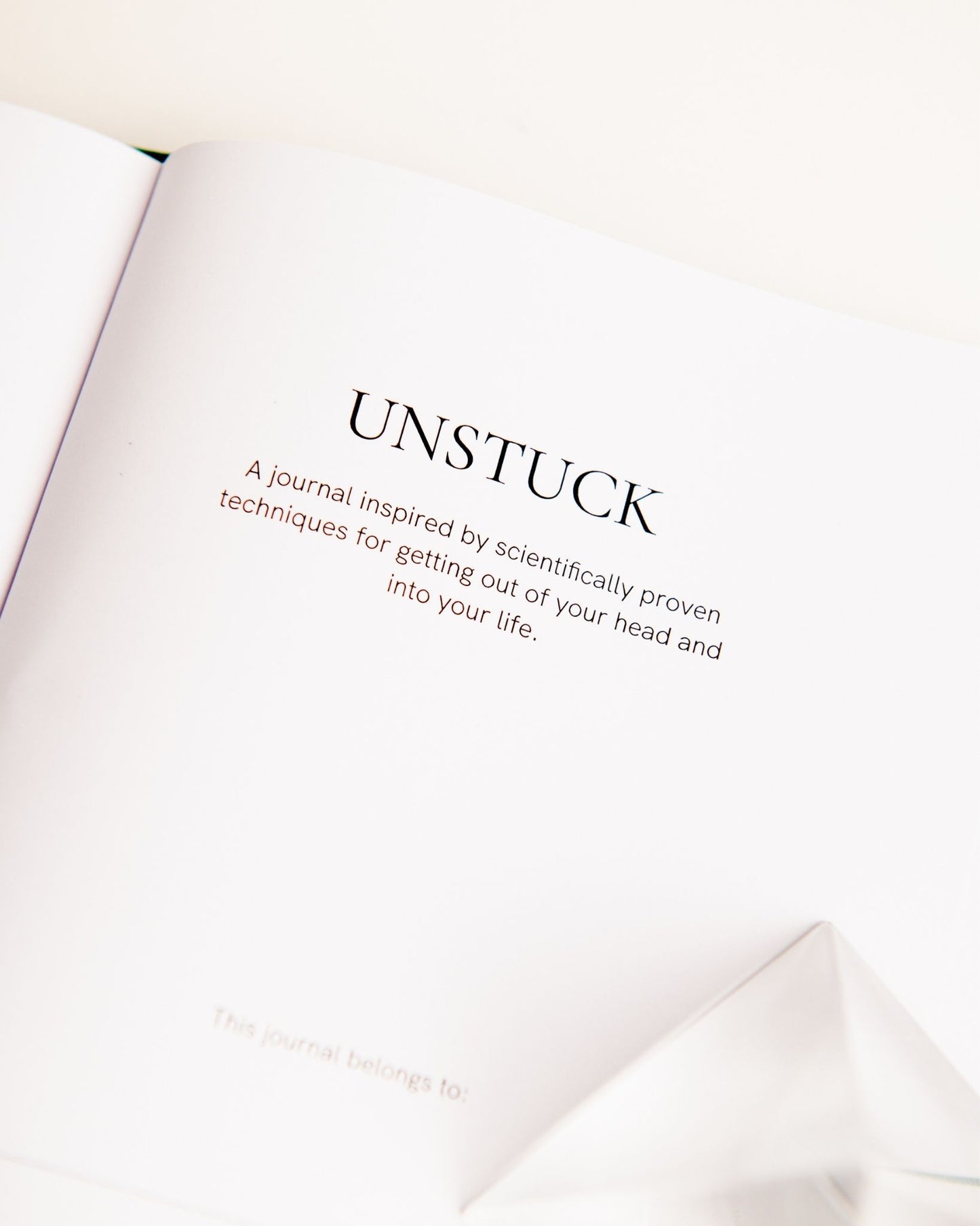 The Unstuck Journal - Guided Journal for Anxiety